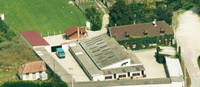 Vue aérienne de l'élevage